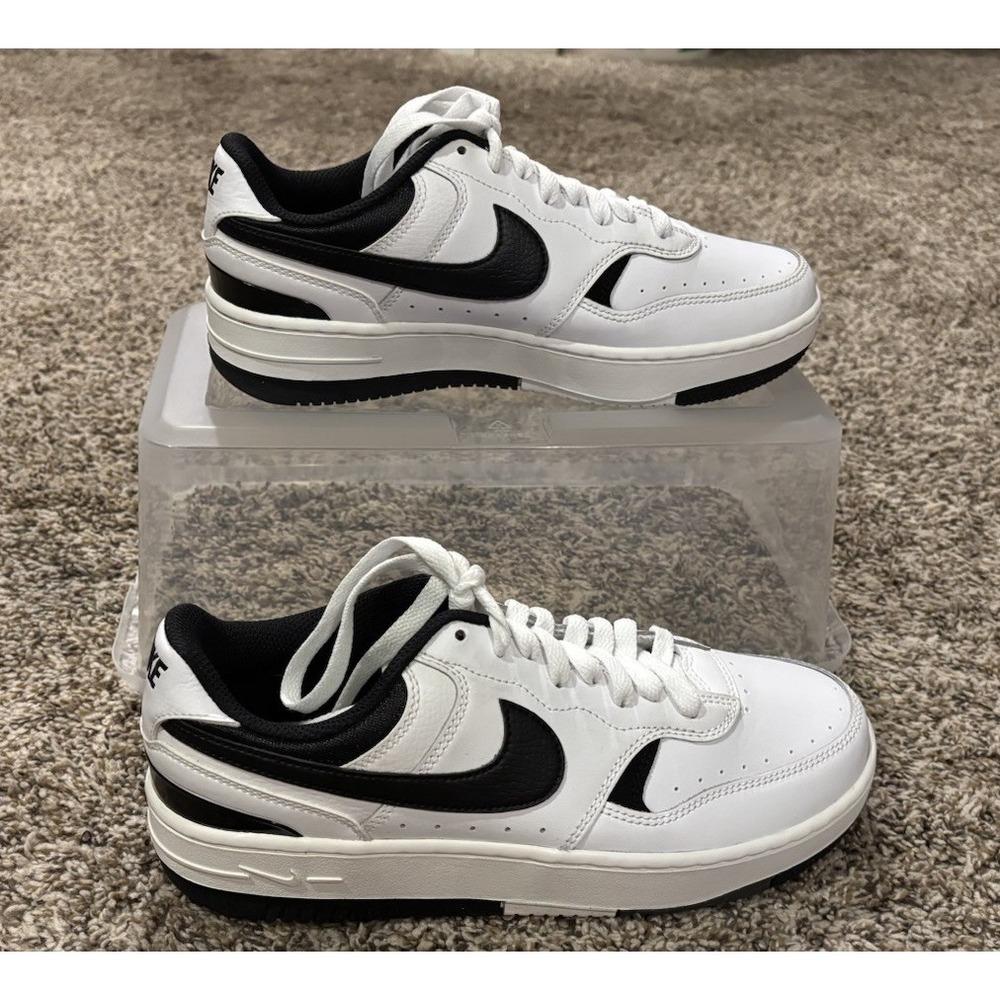 Nike Gamma Force White Black Shoes DX9176-100 Womens Size 8 Sneaker Low Top